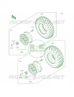 WheelsTires voor Kawasaki Brute Force 750 4x4i EPS CAMO 2015
