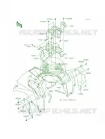 Flap voor Kawasaki Brute Force 750 4x4i EPS 2015
