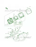 Meters voor Kawasaki Brute Force 750 4x4i EPS 2015