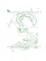 ReflectorsCN voor Kawasaki Brute Force 750 4x4i EPS 2015