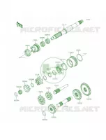 Transmission voor Kawasaki Brute Force 750 4x4i EPS 2015