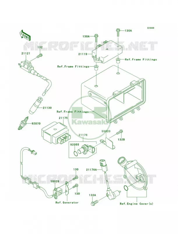 Ignition System Kawasaki QUAD 360 2013 Prairie 360 4x4  KVF360ADF