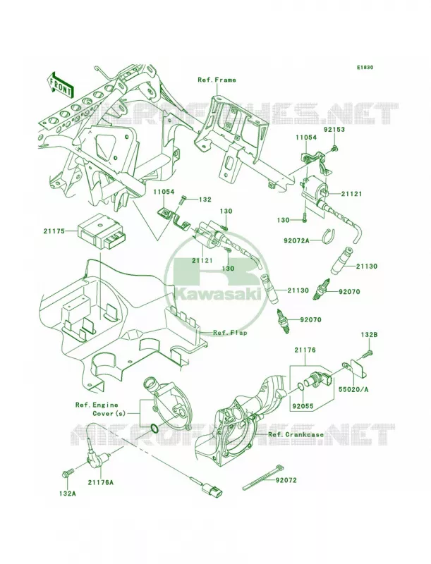 Ignition System Kawasaki QUAD 750 2012 Brute Force 750 4x4i EPS  KVF750JCS