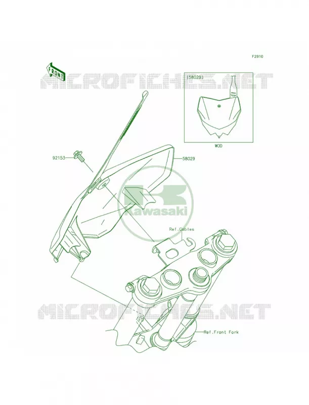 Accessory Kawasaki MOTOS 140 2013 KLX140L  KLX140BDF