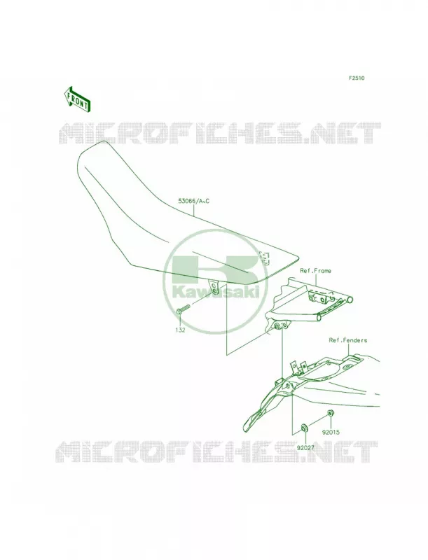 Seat Kawasaki MOTOS 140 2013 KLX140L  KLX140BDF