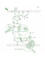 Brake Pedal voor Kawasaki Brute Force 750 4x4i Hardwoods Green HD 2009