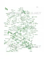Frame Fittings voor Kawasaki Brute Force 750 4x4i Hardwoods Green HD 2009