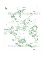 Guards voor Kawasaki Brute Force 750 4x4i Hardwoods Green HD 2009