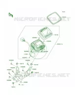 Meters voor Kawasaki Brute Force 750 4x4i Hardwoods Green HD 2009