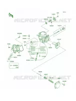 Carburetor Parts voor Kawasaki Brute Force 650 4x4i 2008