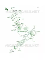CylinderPistons voor Kawasaki Brute Force 650 4x4i 2008