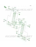 Shock Absorbers voor Kawasaki Brute Force 650 4x4i 2008