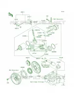 Starter Motor voor Kawasaki Brute Force 650 4x4i 2008