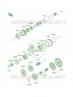 Transmission voor Kawasaki Brute Force 650 4x4i 2008