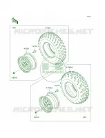 WheelsTires voor Kawasaki Brute Force 650 4x4i 2008
