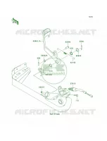 Brake Pedal voor Kawasaki Brute Force 650 4x4 Hardwoods Green HD 2008