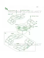 Carriers voor Kawasaki Brute Force 650 4x4 Hardwoods Green HD 2008