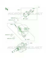 Crankshaft voor Kawasaki Brute Force 650 4x4 Hardwoods Green HD 2008