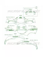 Decals voor Kawasaki Brute Force 650 4x4 Hardwoods Green HD 2008