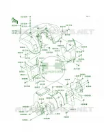 Front Fenders voor Kawasaki Brute Force 650 4x4 Hardwoods Green HD 2008