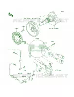 Generator voor Kawasaki Brute Force 650 4x4 Hardwoods Green HD 2008