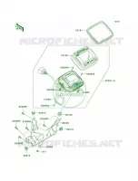 Meters voor Kawasaki Brute Force 650 4x4 Hardwoods Green HD 2008