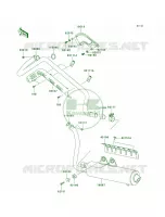 Mufflers voor Kawasaki Brute Force 650 4x4 Hardwoods Green HD 2008
