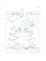Owner's Tools voor Kawasaki Brute Force 650 4x4 Hardwoods Green HD 2008