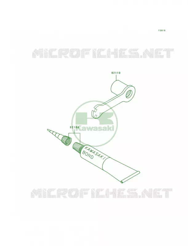 Tool Kawasaki MOTOS 200 1989 KDX200  KDX200-E1