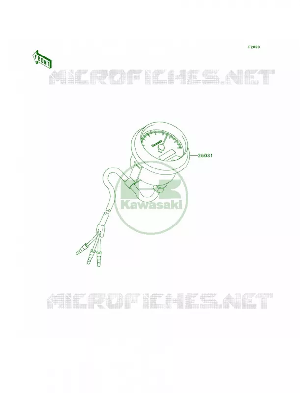 Optional PartsMeter Kawasaki QUAD 360 2007 Prairie 360  KVF360B7F