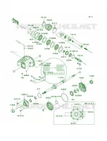 Drive Shaft Rear voor Kawasaki Brute Force 650 4x4 Hardwoods Green HD 2006