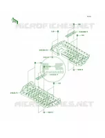 Footrests voor Kawasaki Brute Force 650 4x4 Hardwoods Green HD 2006