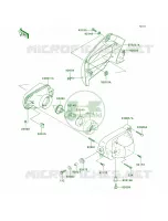 Headlights voor Kawasaki Brute Force 650 4x4 Hardwoods Green HD 2006