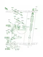 Suspension voor Kawasaki Brute Force 650 4x4 Hardwoods Green HD 2006