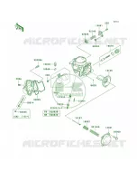 Carburetor Parts voor Kawasaki Brute Force 750 4x4i 2006