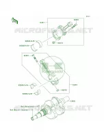 Crankshaft voor Kawasaki Brute Force 750 4x4i 2006