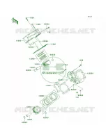 CylinderPistons voor Kawasaki Brute Force 750 4x4i 2006