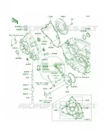 Engine Covers voor Kawasaki Brute Force 750 4x4i 2006