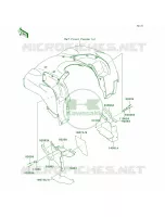 Flap voor Kawasaki Brute Force 750 4x4i 2006