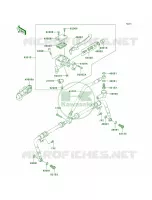 Front Master Cylinder voor Kawasaki Brute Force 750 4x4i 2006