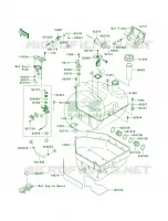 Fuel TankC7F voor Kawasaki Brute Force 750 4x4i 2006