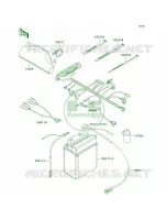 Chassis Electrical Equipment voor Kawasaki Bayou 300 2002
