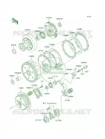 Clutch voor Kawasaki Bayou 300 2002