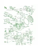 Drive ShaftFinal Gear voor Kawasaki Bayou 300 2002