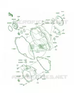 Engine Covers voor Kawasaki Bayou 300 2002