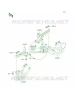 Footrests voor Kawasaki Bayou 300 2002