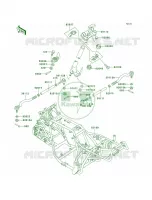 Frame voor Kawasaki Bayou 300 2002