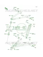 Front Suspension voor Kawasaki Bayou 300 2002