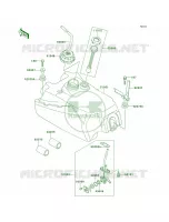 Fuel Tank voor Kawasaki Bayou 300 2002