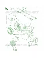 Generator voor Kawasaki Bayou 300 2002
